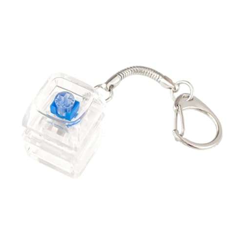 Luwecf Schlüsselanhänger Fidget Spielzeug Mechanische Klicker Sensorisches Spielzeug Aus PP Material Leicht Und Stabil für Büro Konzentrat, Klar, 1 Tastaturen Luwecf Schlüsselanhänger Fidget Spielzeug Mechanische Klicker Sensorisches Spielzeug Aus PP Material Leicht Und Stabil für Büro Konzentrat, Klar, 1 Tastaturen von Luwecf