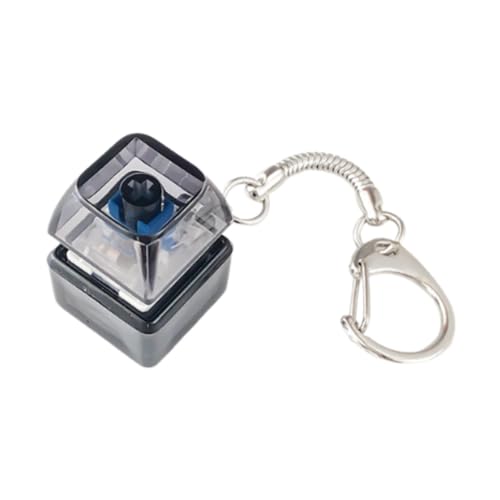 Luwecf Schlüsselanhänger Fidget Spielzeug Mechanische Klicker Sensorisches Spielzeug Aus PP Material Leicht Und Stabil für Büro Konzentrat, Schwarz, 1 Tastaturen Luwecf Schlüsselanhänger Fidget Spielzeug Mechanische Klicker Sensorisches Spielzeug Aus PP Material Leicht Und Stabil für Büro Konzentrat, Schwarz, 1 Tastaturen von Luwecf