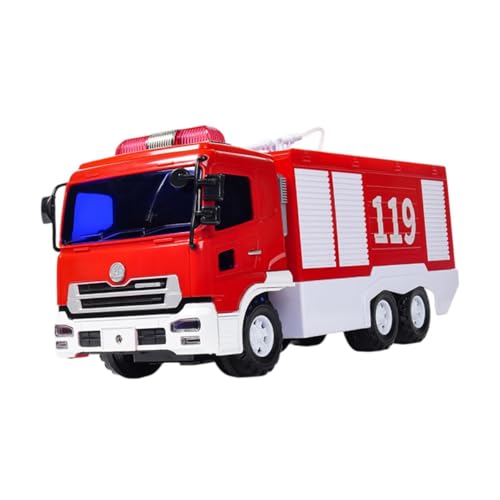 Luwecf Simulation Feuerwehrwagen Model Reibungsleistung Spielzeug für Erwachsene Jungen Mädchen Kinder von Luwecf