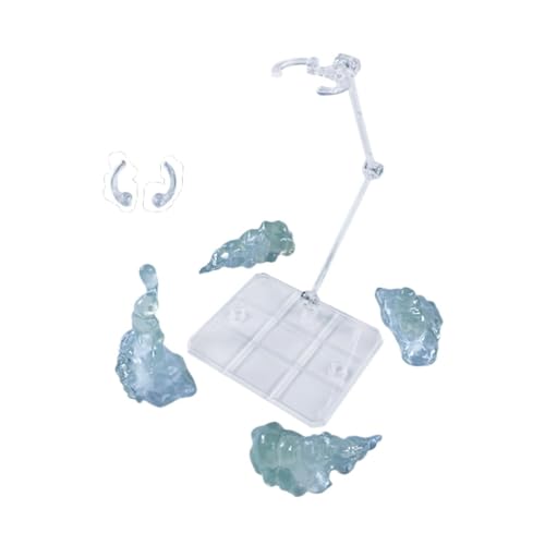 Luwecf Smoke Effekt Modelle Set mit Rauch Simulation Teilen Multifunktion Display Stand Künstliche Wolken Props Zubehör für Diorama Szenen für Sammler Bastle, Klar Luwecf Smoke Effekt Modelle Set mit Rauch Simulation Teilen Multifunktion Display Stand Künstliche Wolken Props Zubehör für Diorama Szenen für Sammler Bastle, Klar von Luwecf