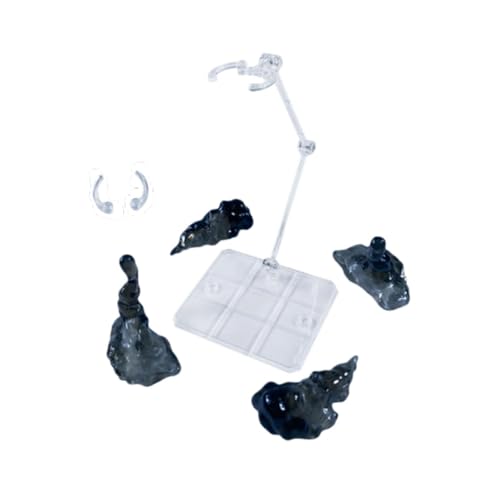 Luwecf Smoke Effekt Modelle Set mit Rauch Simulation Teilen Multifunktion Display Stand Künstliche Wolken Props Zubehör für Diorama Szenen für Sammler Bastle, Schwarz Luwecf Smoke Effekt Modelle Set mit Rauch Simulation Teilen Multifunktion Display Stand Künstliche Wolken Props Zubehör für Diorama Szenen für Sammler Bastle, Schwarz von Luwecf