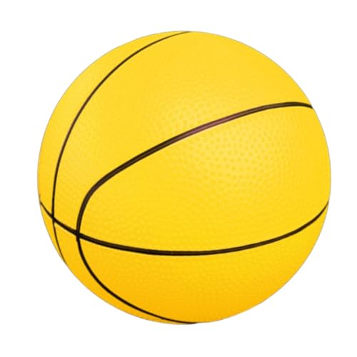 Luwecf Spielball Als Geräuscharmer Basketball Kinderball Und Hüpfball Aus PVC für Aktives Spielen Als Geschenk für Geburtstage Feiertage Und Als Preis für F, Gelber Basketball Luwecf Spielball Als Geräuscharmer Basketball Kinderball Und Hüpfball Aus PVC für Aktives Spielen Als Geschenk für Geburtstage Feiertage Und Als Preis für F, Gelber Basketball von Luwecf
