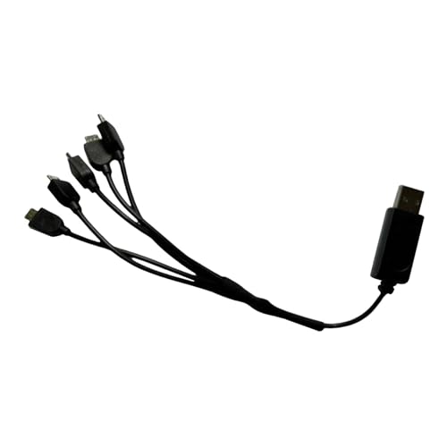 Luwecf USB Ladekabel Ersatzteile 5 in 1 Starke Professionelle Tragbare E88 Drohne von Luwecf