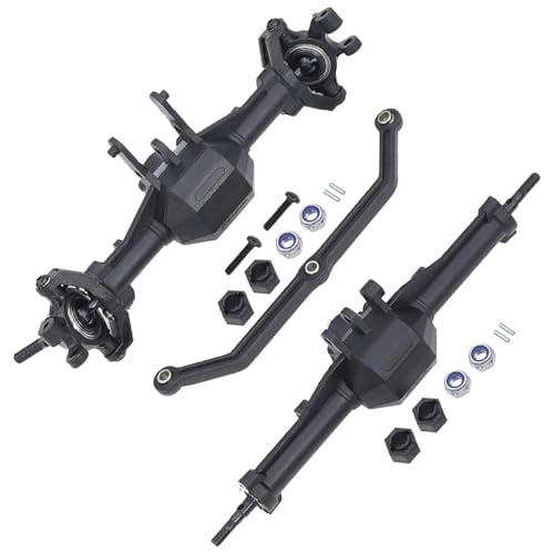 Luwecf Vorder Und Hinterachse Set Brückenwelle Komplettset für 1/18 Auto Crawler von Luwecf