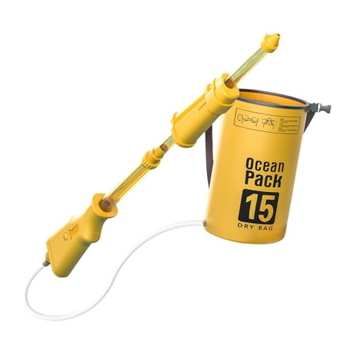 Luwecf Wasser Soaker Rucksack Spielzeug 15l für Kinder Outdoor Aktivitäten, Gelb Luwecf Wasser Soaker Rucksack Spielzeug 15l für Kinder Outdoor Aktivitäten, Gelb von Luwecf