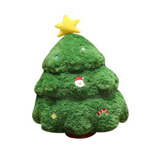 Luwecf Weihnachtsplüschtier, weiche Weihnachtspuppe, entzückendes Umarmungsgeschenk, kuscheliges Weihnachtsspielzeug, süße Figurpuppe für den Innenbereich, Baum von Luwecf