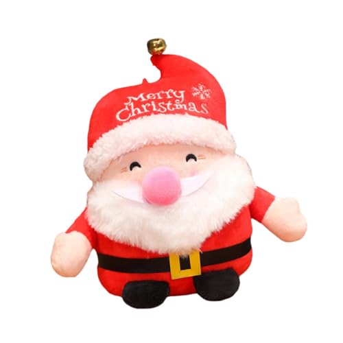 Luwecf Weihnachtsplüschtier, weiche Weihnachtspuppe, entzückendes Umarmungsgeschenk, kuscheliges Weihnachtsspielzeug, süße Figurpuppe für den Innenbereich, Santa Claus B von Luwecf