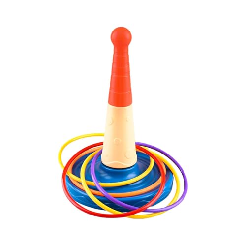 Luwecf Wurfspiel-Set, Baby-Lernspielzeug, Hand-Augen-Koordination, Lasso-Werfen, Ferrule-Spiel für den Innen- und Außenbereich, Mädchen, Familie von Luwecf