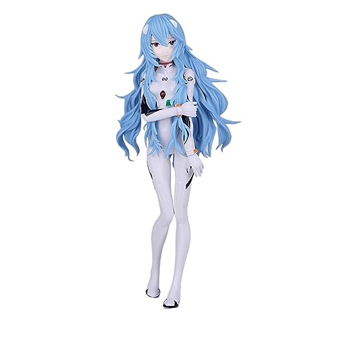 Luxetoys Asuka Langley Soryu/Ayanami Rei Anime Figuren mit Lose Fallendem Haar und Kampfuniform 18/17 cm Modell Statuen zur Dekoration (Ayanami Rei) von Luxetoys