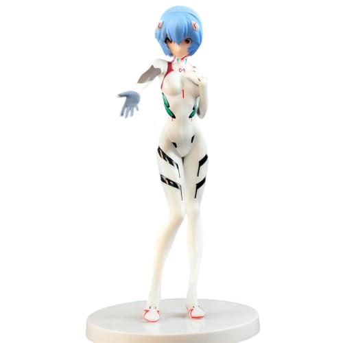 Luxetoys Ayanami Rei Anime Figuren Charakterfigur mit Kurzen Haaren und stehender Haltung 18cm Modell Statue zur Dekoration von Luxetoys