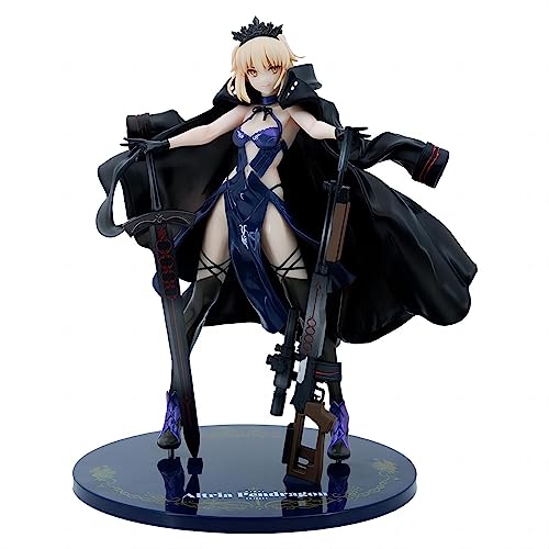 Luxetoys Fate Stay Night FGO Saber Alter Altria Pendragon Anime Figur Kavallerie mit Waffen Charakter 25 cm und PVC-Modell Spielzeug für Sammlung und Dekoration von Luxetoys