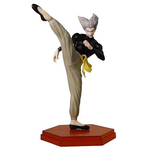 Luxetoys Garou Anime Figur One Punch Man Charakterfiguren mit einem Bein treten 19cm Modellstatue zur Dekoration von Luxetoys