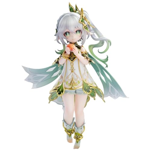 Luxetoys Nahida Figur Anime Spiel Charakter Actionfigur Stehposition Niedliche Nahida Elfe PVC Modell Statue Desktop Dekoration Ornamente Sammlung Geschenke für Fans von Luxetoys