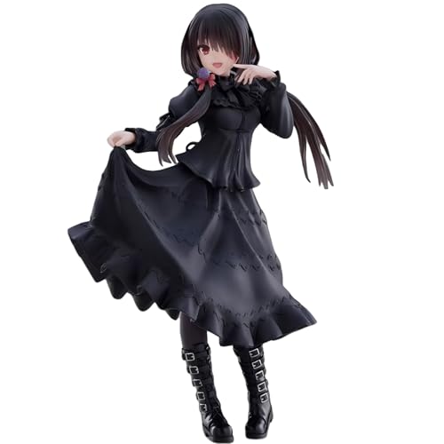 Luxetoys Tokisaki Kurumi Anime Figur Date A LIVE Charakter Figurine mit schwarzem Kleid 20cm Modell Spielzeug Statue für den Schreibtisch von Luxetoys