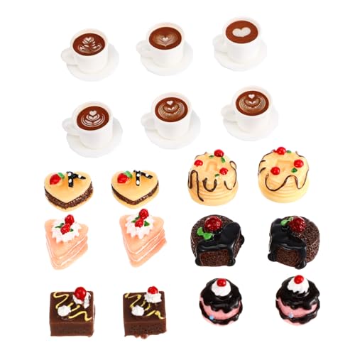 Luxshiny Miniatur Lebensmittel Satz für Puppenhaus Realistisches Kunstessen Künstliche Kuchen Desserts Robuste Materialien für Präsentation Luxshiny Miniatur Lebensmittel Satz für Puppenhaus Realistisches Kunstessen Künstliche Kuchen Desserts Robuste Materialien für Präsentation von Luxshiny