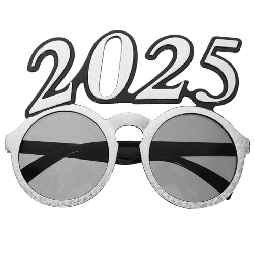 Luxshiny 2025 Abschlussfeier-Brille Party-Nutzung Brille Neujahrsparty-Brille Lustige Tanzbrille Neujahrs- -Requisiten Party-Brille Requisiten Lustige Party-Brille von Luxshiny