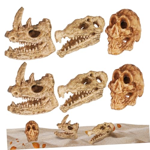 Luxshiny 6 Stück Teiliges Realistische Tier Schädel Figuren aus Kunststoff Kompakte Aquarium und Halloween Dekoration Platzsparend Langlebig Geeignet für Terrarien Puppenhäuser und Mikro Luxshiny 6 Stück Teiliges Realistische Tier Schädel Figuren aus Kunststoff Kompakte Aquarium und Halloween Dekoration Platzsparend Langlebig Geeignet für Terrarien Puppenhäuser und Mikro von Luxshiny