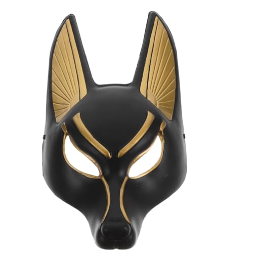 Luxshiny Anub-Is-Maske Ägyptischer Jacka-L- Kostümzubehör Ägyptischer Des Todes Maske Für Maskerade Halloween Cosplay Partyzubehör von Luxshiny