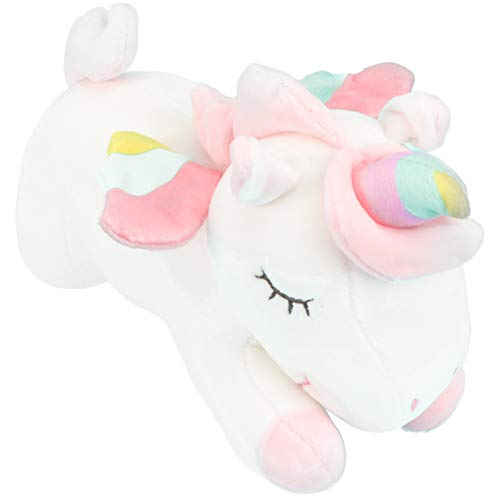 Luxshiny Einhorn-Form Plüschtier Kissen Puppe Niedliches Weiches Einhorn Weiches Stofftier Spielzeugkissen Schlafenszeit Sofa Dekoration Für Kinder Mädchen Jungen Kinder von Luxshiny