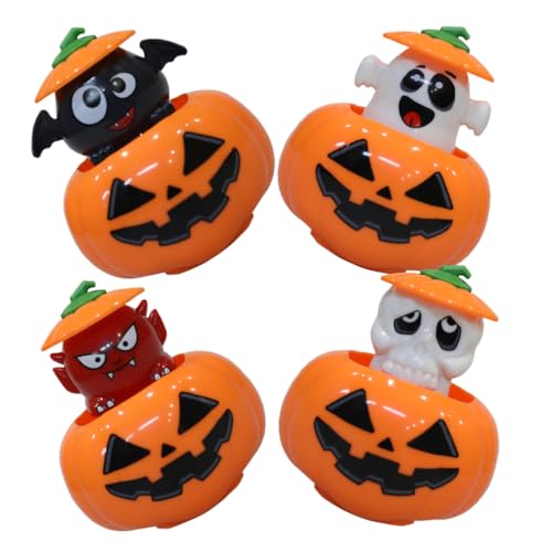 Luxshiny Halloween-Aufziehspielzeug Mini-Kürbis Geisterfiguren Uhrwerk-Spielzeug Halloween-Partygeschenk Leckerli-Taschenfüller Goodie-Bag-Füller Halloween-Leckereien Preise von Luxshiny