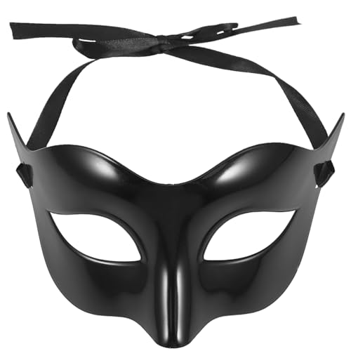 Luxshiny Herrenmaske Maskerademaske Opern-Halbgesichtsmaske Mottoparty-Maske Für Halloween Weihnachten Venezianischer Ball Abschlussball Party Kostüm Cosplay-Zubehör von Luxshiny