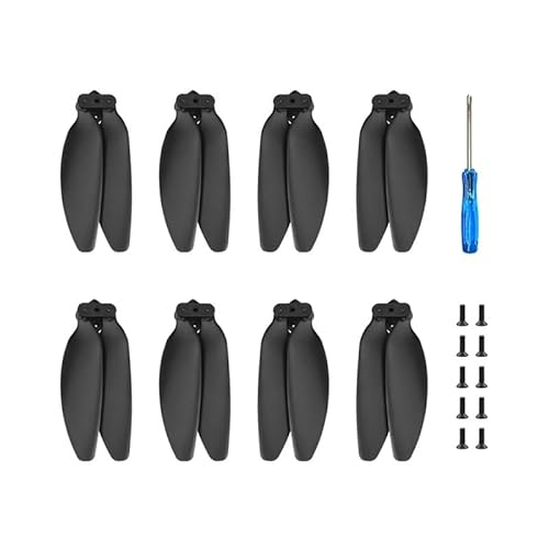 LuxuryHM 2/4 Paar Quick Release Propeller Props Klinge for H-S720G Drone Leichte Flügel Fans Ersatz Ersatzteile Zubehör (Size : 4 Pairs) von LuxuryHM