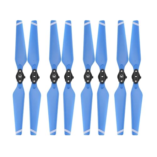 LuxuryHM 8 stücke 8330 Propeller for D-JI Mavic Pro Kamera Drone Teile 8330F Quick Release Klinge Klapp Prop Drone Teile weiß (Size : Blue) von LuxuryHM