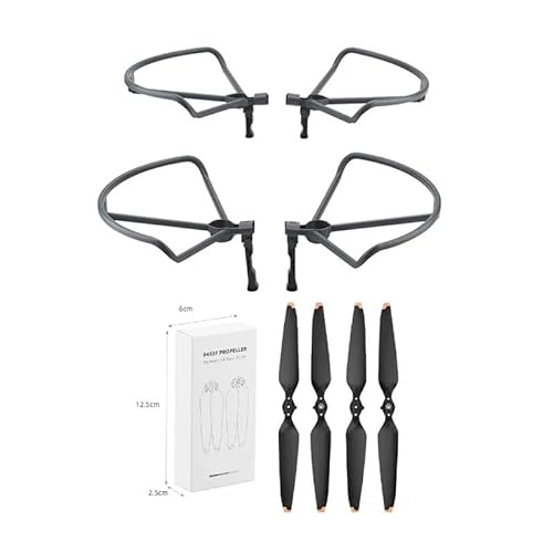 LuxuryHM Propellerschutz for D-JI Mavic 3 Drohne Propellerschutz Requisiten Flügellüfterabdeckung Ladning Gear Drohnenzubehör (Size : 2 in 1) von LuxuryHM