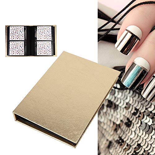 Nail Sticker Alben, 30 Seiten Nagel Sticker Sammelalben Sammelalben Faltbare Aufbewahrungsbox Buch Organizer Nagel Kunst Stempelplatte Stempelplatten (#1) von Lv. life