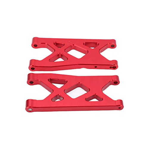 Lybunair 2 Stück Aluminiumlegierung RC Hinterradaufhängungsarm Schwingarme für 1/10 RC Auto (Red) von Lybunair