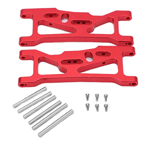 Lybunair 2 Stück Aluminiumlegierung Vorderradaufhängungsarme für 22S SCT 1/10 RC Auto (Red) von Lybunair