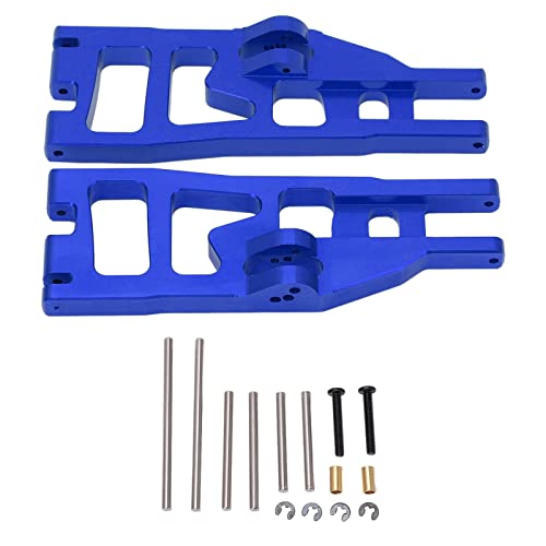 Lybunair 2-teiliger CNC-gefräster Leichter vorderer unterer Schwingarm aus Aluminiumlegierung für 1/6 RC-Trucks (Dark Blue) von Lybunair