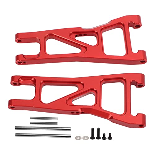 Lybunair 2-teiliges RC-Kit für den vorderen unteren Aufhängungsarm als Ersatz für 1/10 ferngesteuertes Auto (Red) von Lybunair