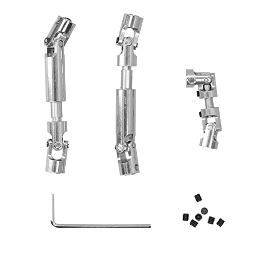 Lybunair 3 Stücke RC Metall Antriebswelle Getriebeachse Upgrade Teile Passend für MN86 1/12 RC Crawler von Lybunair