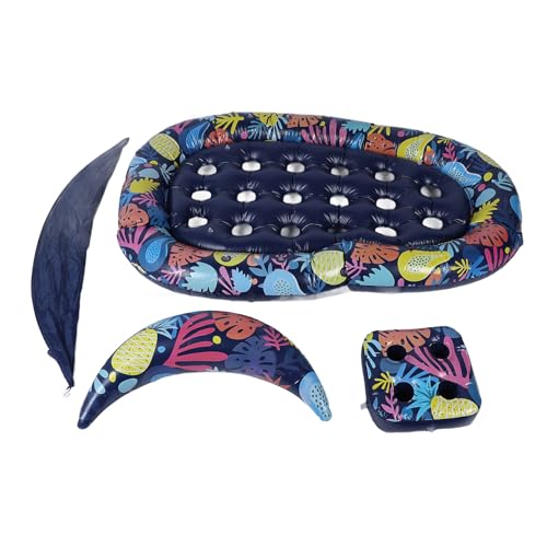 Lybunair 3 in 1 Pool Float, Multifunktionelle Lounger mit abnehmbarem Baldachin und Becherhalter für Strand, See und Partykonsum Lybunair 3 in 1 Pool Float, Multifunktionelle Lounger mit abnehmbarem Baldachin und Becherhalter für Strand, See und Partykonsum von Lybunair