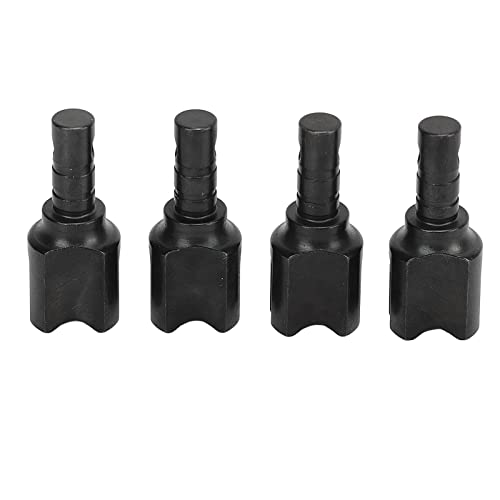 Lybunair 4 Stück hochfester RC-Differentialbecher, Stahl-Stecker mit präziser Größe für 1/7 1/8 (Black) von Lybunair