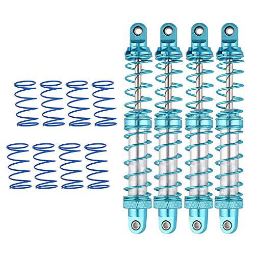 Lybunair 4-teiliges RC-Update-Teil, Metall-Stoßdämpfer, Ersatzfedern für SCX10 D90 1/10 RC Crawler (120mm) von Lybunair