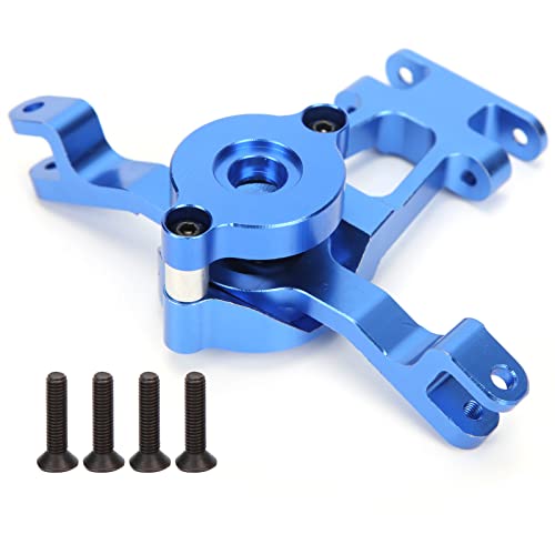 Lybunair Aluminiumlegierung RC Auto Lenkbaugruppe Lenkglocke Kurbel für 1/10 RC Auto (Dark Blue) von Lybunair