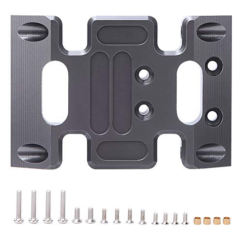 Lybunair Aluminiumlegierung RC Center Skid Chassis Plate Center Frame Brace Transmission für SCX101 1/10 RC Car Crawler Lybunair Aluminiumlegierung RC Center Skid Chassis Plate Center Frame Brace Transmission für SCX101 1/10 RC Car Crawler von Lybunair