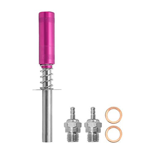 Lybunair N3 RC Glühkerzenzünder Motorteile Ersatz für ölbetriebene RC-Motoren (Rose Red) von Lybunair