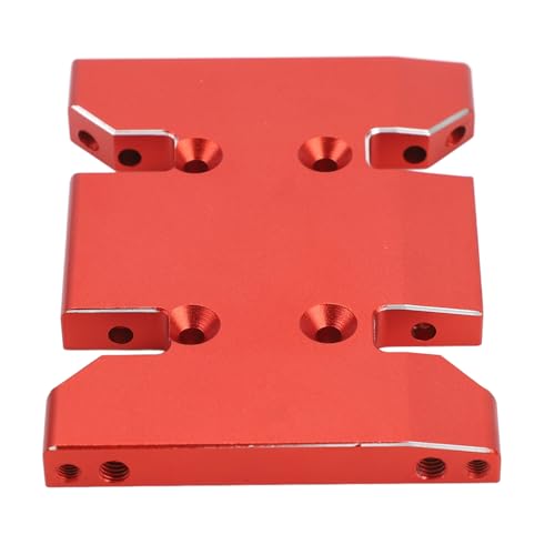 Lybunair Professionelle Getriebe-Unterfahrschutzplatte aus hochfester Aluminiumlegierung für SCX10 PRO RC-Autozubehör (Red) von Lybunair