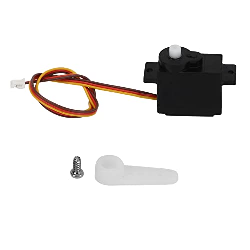 Lybunair RC Servo Lenkmotor Zubehör Ersatzteile Servo Ersatz mit Servohalterung RC Teile für WL917 15, Schwarz von Lybunair