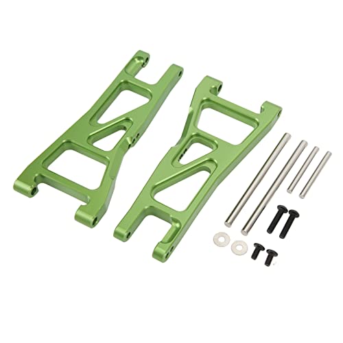 Lybunair RC vordere untere Aufhängungsarme, Schwingarme aus Aluminiumlegierung, passend für RC-Autos im Maßstab 1:10 (1 Paar) (Green) von Lybunair