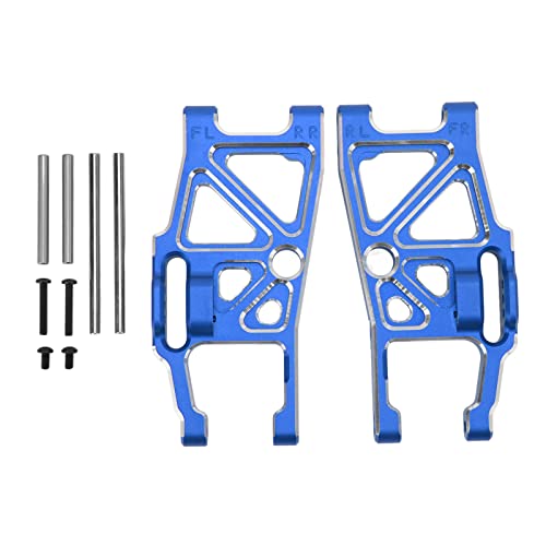 Lybunair RC vorderer und hinterer unterer Aufhängungsarmsatz, Schwingarm aus Aluminiumlegierung für 1/10 2.0 RC-Autos (Dark Blue) von Lybunair