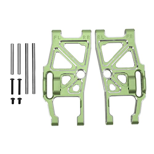 Lybunair RC vorderer und hinterer unterer Aufhängungsarmsatz, Schwingarm aus Aluminiumlegierung für 1/10 2.0 RC-Autos (Green) von Lybunair