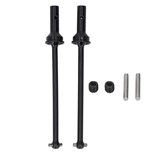 Lybunair Stahl-RC-Antriebswelle und Antriebsachse Ersatz für 1/7 1/8 ferngesteuertes Auto, 126 mm (Black) von Lybunair