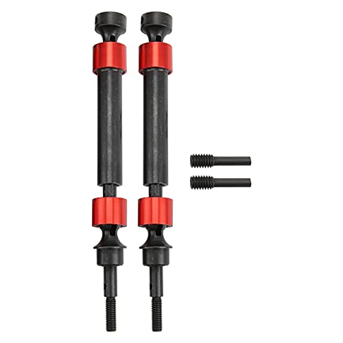 Lybunair vordere und hintere Universal-Spline-Allrad-Antriebswelle CVD für 1/10 RC-Car (Red) von Lybunair