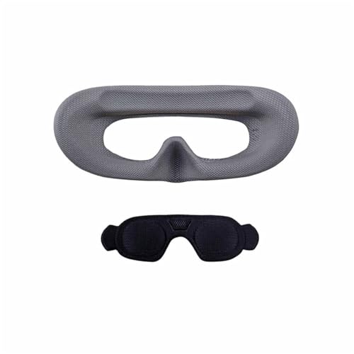 Face Cushion Abdeckung/Objektivschutzhülle für DJI Goggles 3,Schwamm Schaumstoff Polster Gesichtspolster Objektivkappe Flugbrillen Zubehör (grau+Staubschutzhülle) von Lycuiw