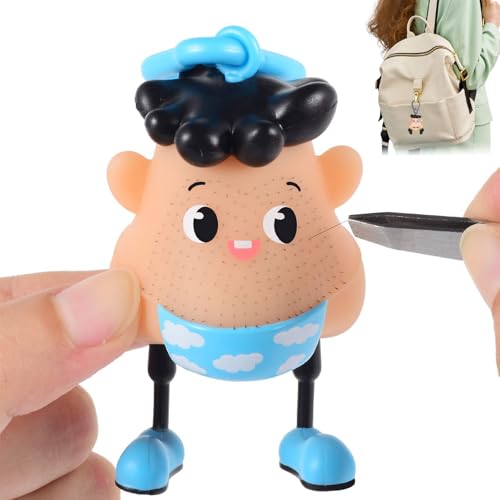 mr plucky, zappelspielzeug zum hautzupfen, Mr Plucky Toy, Hair Plucking Fidget Toy, Fidget Toy Against Hair Pulling Disorders, Novelty Plucking Blackhead Fidget Toy, Stress Relief Toy for the Senses von Lyoveu