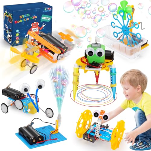 Wissenschaft Experimente Kit für Kinder 8 9 10, Roboter Kit Spielzeug, STEM Aktivitäten Lernen Pädagogische Spielzeug ab 8 Jahre Jungen von Lypsochaat